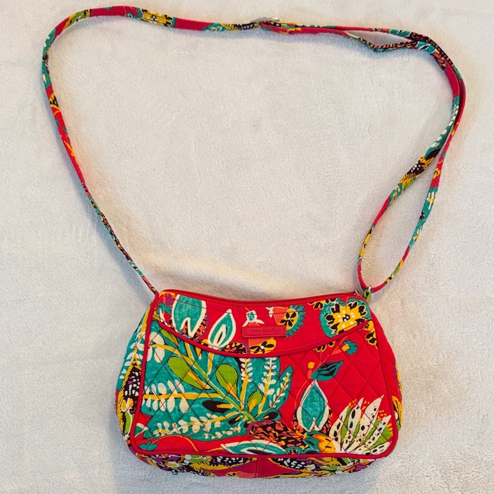 Vera Bradley Rhumba Multicolor Floral Crossbody Bag NWOT